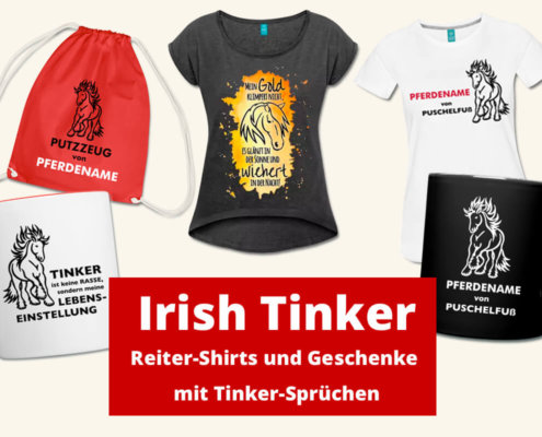 Ideensammlung und Übersicht von Reitersprüchen mit Irish Tinker Sprüchen